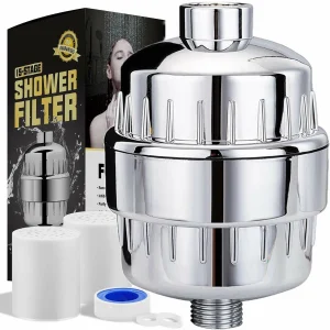 15 Stage Shower Head Filter Vitamin C Hard Water Removes Chlorine Fluorine