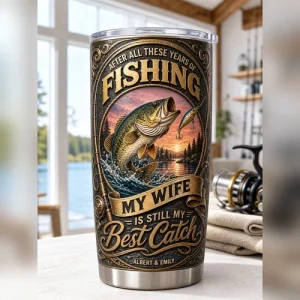 Tumbler Best Fishing Couple Stainless Steel Personalized Gift