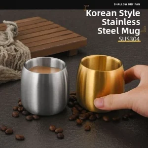 Stainless Steel Cup Insulated Tumbler Wear Resistant 304 Stainless Steel