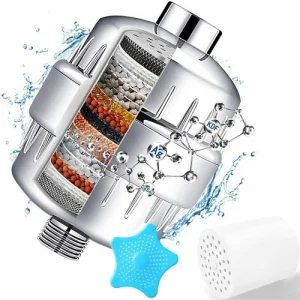 20 Stage Shower Filter with Vitamin C for Hard Water Remove Chlorine Heavy Metal