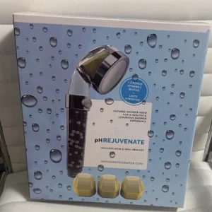 PhRejuvenate Better Pressure Hard Water Invigorated Vitamin C pH Shower Head