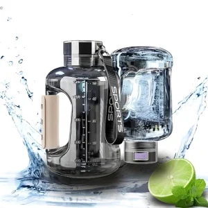 Hydrogen Water Bottle Portable Hydrogen Rich Water Generator Sports Bottle 1.5L